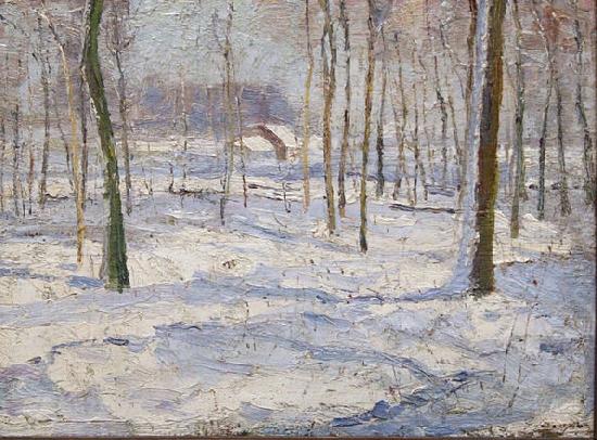 Georges Buysse Winter Landscape oil painting picture